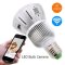 Telecamera WiFi nella lampada + rilevamento del movimento - Full HD + IR