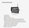 Zestaw cofania - monitor LED WiFi 7" + 2x kamera WiFi