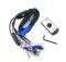 Parkeringsbilsett - AHD 7" LCD-skjerm + 2x kamera med 18 IR LED