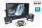 Parkeringsbilsett - AHD 7" LCD-skjerm + 2x kamera med 18 IR LED