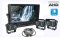 AHD reversing set with 7" LCD monitor + 3x camera + 18x IR LED