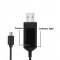 USB charging cable with built-in FULL HD camera and 8GB memory