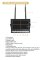 Conjunto de reversão WiFi 3 câmeras + monitor LCD de 7" com gravação