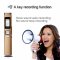 Spion stemmeopptaker 360°- passordbeskyttelse + 16 GB minne