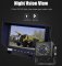 System kamer AHD - 1x Hybrydowy monitor 7" + 4x kamera IR