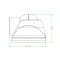 מצלמת DOME לאחור AHD קטנה עם FULL HD וראש מסתובב