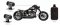 Moto κάμερα για μοτοσικλέτα DUAL (εμπρός + πίσω) με εφαρμογή Full HD + WiFi για κινητά + προστασία IP69