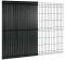 Lamas de valla de PVC para paneles 3D de malla (tiras) - ancho 49 mm - gris antracita