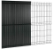 Vinyl fence slats PVC (Plastic) vertical for 3D MESH AND PANELS - Anthracite color