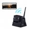 Wifi backkamera med batteri 9600mAh med HD med magnetfäste + 2x IR LED + IP68