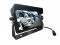 شاشة سيارة بدقة 1920 × 1200 بكسل بشاشة LCD مقاس 7 بوصات - إدخال فيديو 3 قنوات لكاميرات AHD / CVBS و VGA