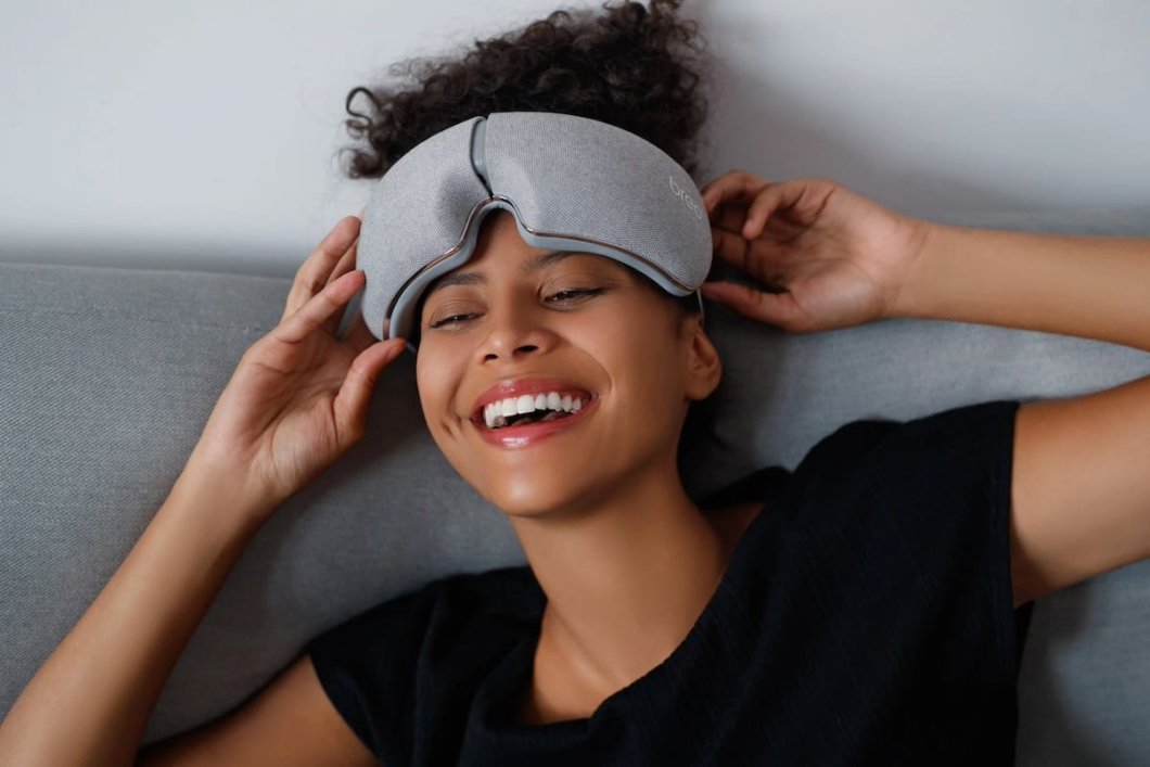 Smart vibračné masážne okuliare s Bluetooth pripojením