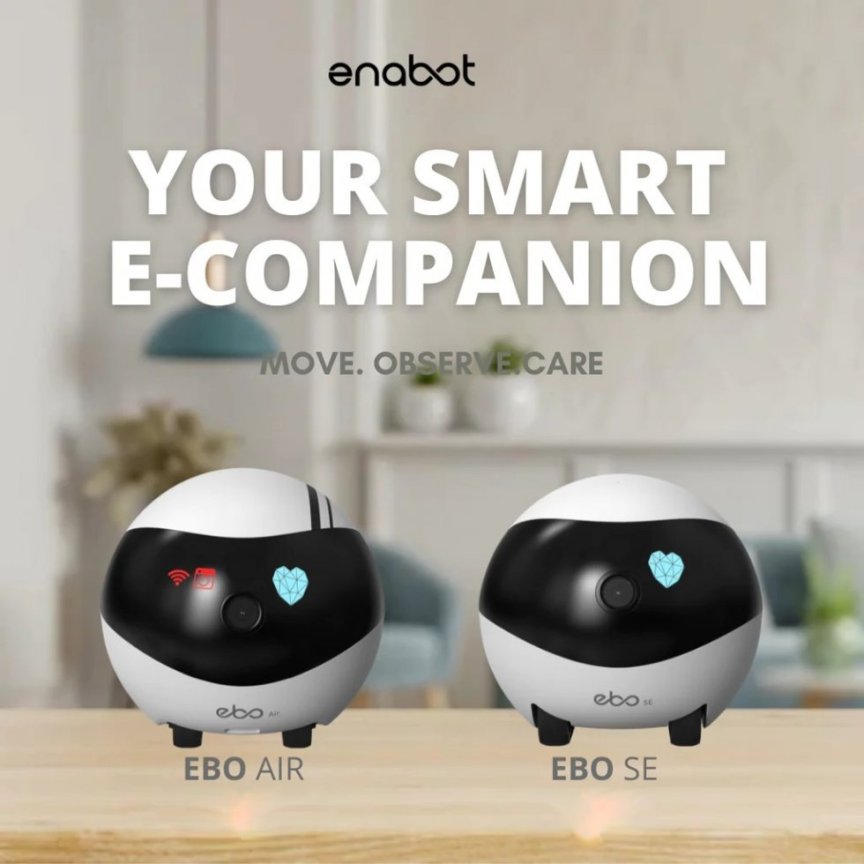 Enabot EBO SE - шпионски робот с FULL HD камера, дистанционно управляван чрез WiFi/P2P APP