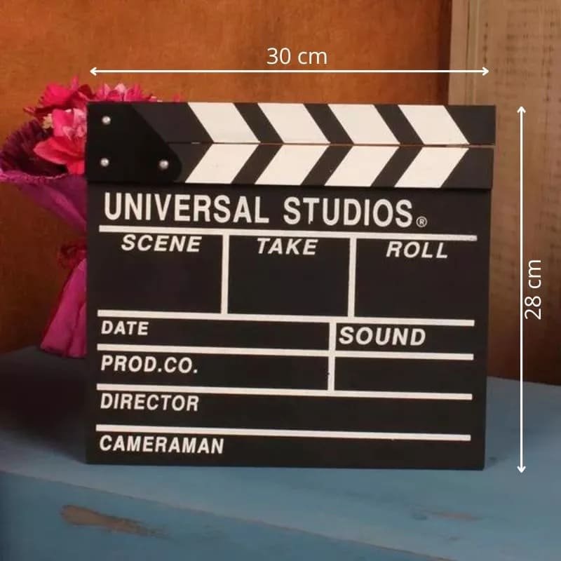 Klapka filmová režisérska – replika filmovej klapky 30×28 cm
