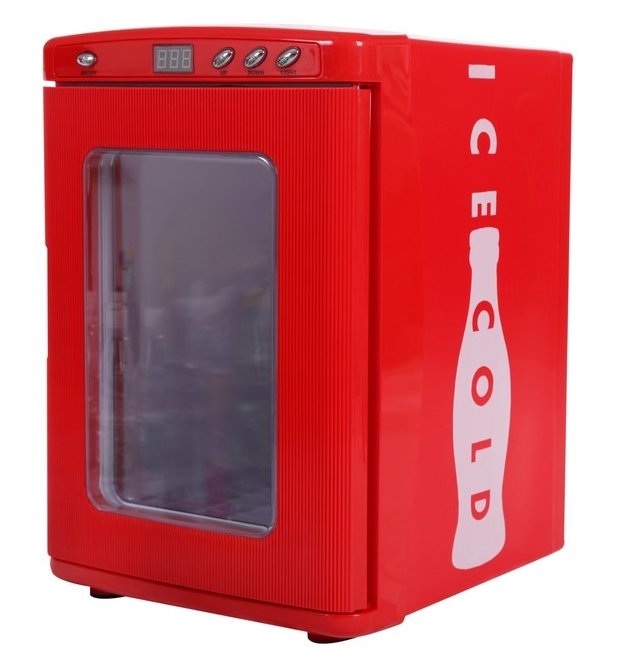 Prenosná mini chladnička 25L na nápoje, pivo, víno a plechovky – 12V/230V - Termo chladnička s ohrevom a chladením o 25°C