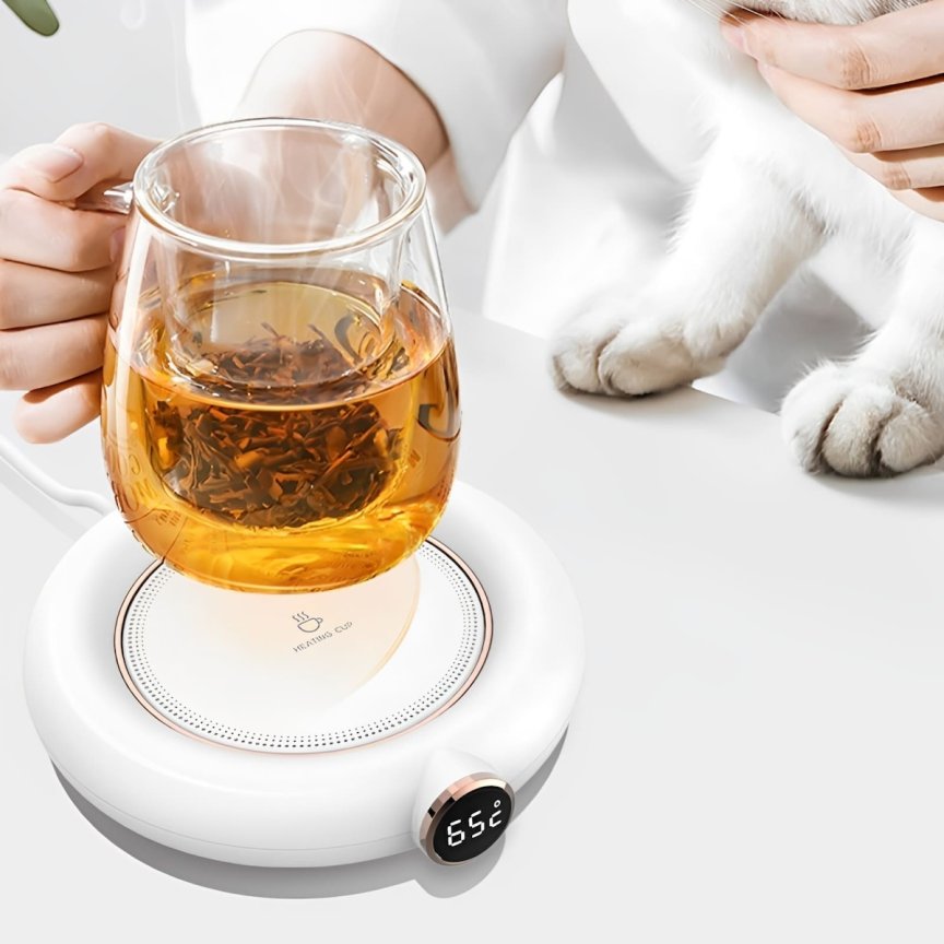 Ohrievač šálky s USB – podložka na udržiavanie teploty nápojov 55–75 °C