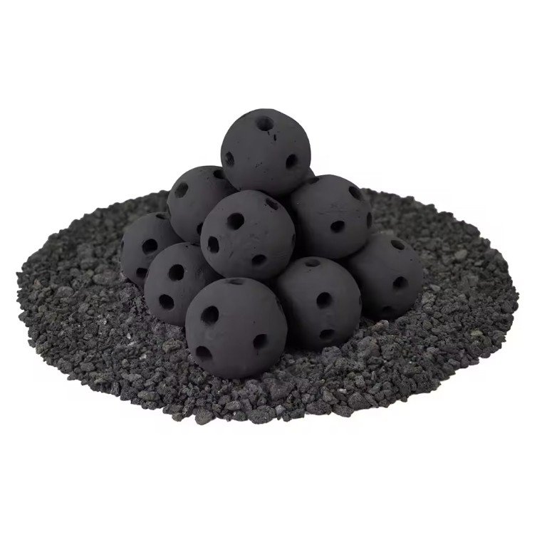 Žáruvzdorné 3" keramické koule do topeniště (sada 10ks)