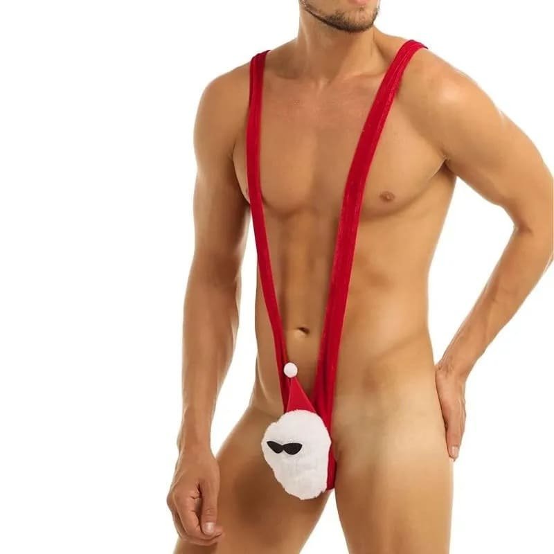 Boxerky Santa Claus pre mužov sexi – spodné prádlo pánske vianočné