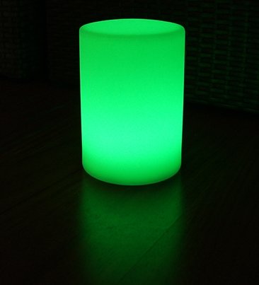 Stolová LED lampa oválna solárna - RGB meniaca farby 10 módov (interier/ exterier)