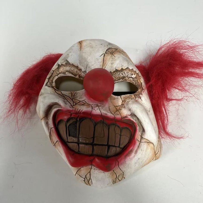 Maska na obličej Pennywise klaun – filmová maska na halloweenskou párty