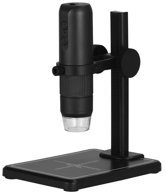 Digitálny mikroskop s LED svetlom s USB + Wifi pripojením na mobil (iOS / Android) 50-1000x zväčšenie