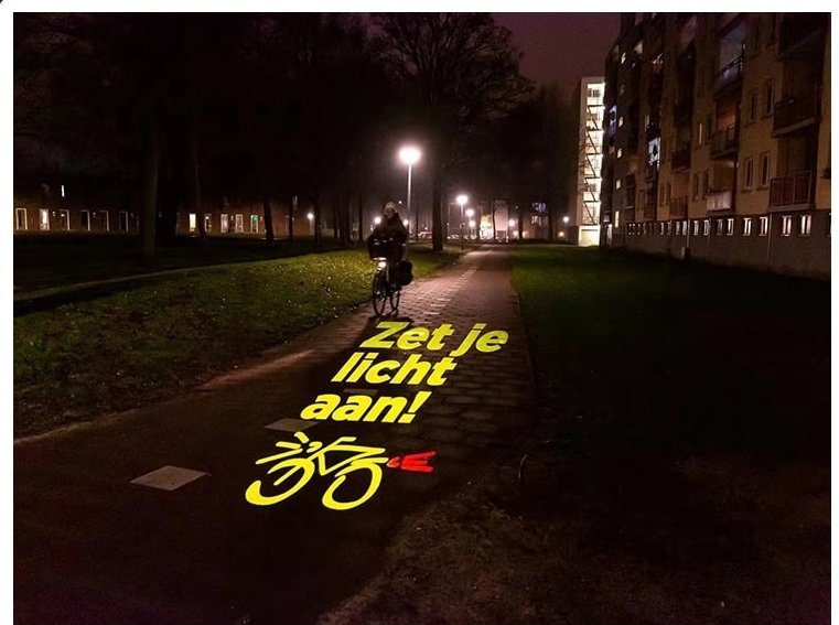 Logo Gobo проектор 80W LED въртящ се - прожекция до 50м върху сгради, тротоари, стени