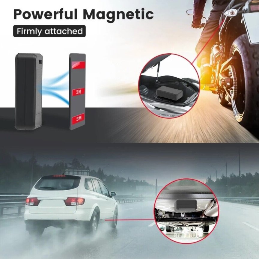 4G GPS auto lokator s magnetom s IP68 - 10000mAh baterija