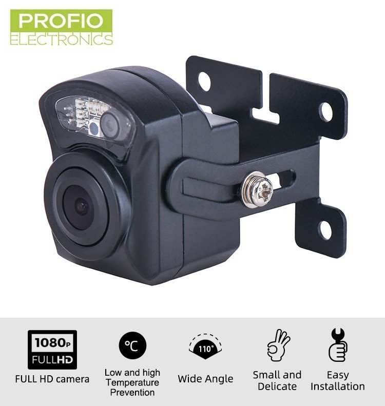 Mikro vnitřní Full HD autokamera s objektivem 2,5 mm, snímačem Sony 307, technologií WDR a IR LED