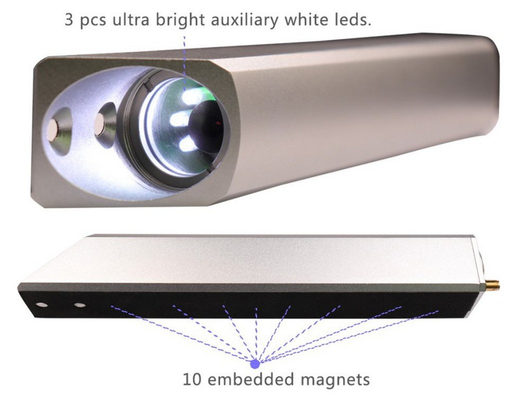 SET telecamera WiFi per carrello elevatore per batteria 9000 mAh - Telecamera HD 720P con monitor IP69 + 7"