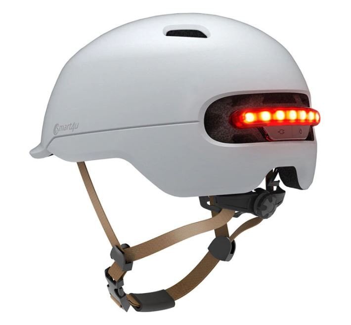 Inteligentná cyklistická prilba – brzdové svetlo + automatické LED osvetlenie