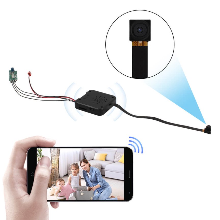 Telecamera Spia Wi-Fi Nascosta 4K/1080P – Caricabatterie Wireless Con Rilevamento Movimento E Visione Notturna!