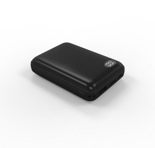 10000 mAh Cargador externo 3x salida Conector Micro USB/USB C/Lightning
