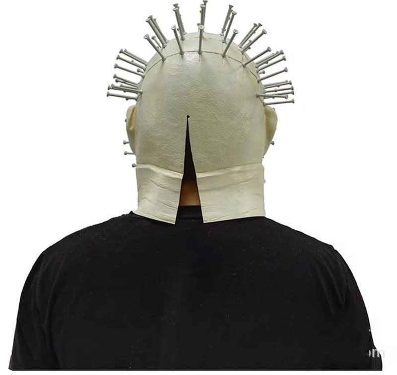 Maska na obličej Hellraiser Pinhead – hororová maska na Halloween pro děti i dospělé