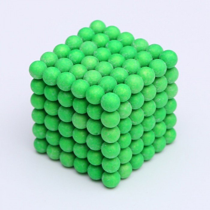 Fluorescentbé magnetické guličky - svietiace guličky Neocube - 5mm (svietiace v tme)