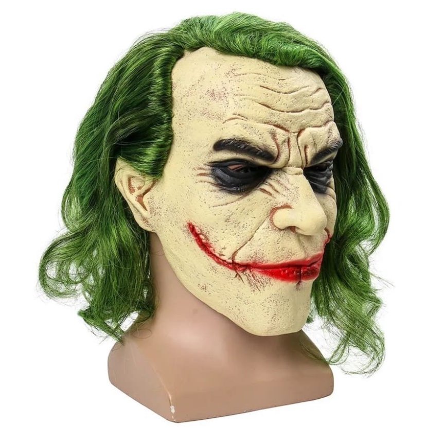Maska na tvár Joker – komiksová maska na karneval alebo Halloween