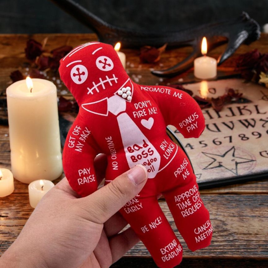 Voodoo figúrka Šéf – antistresová bábika so špendlíkmi
