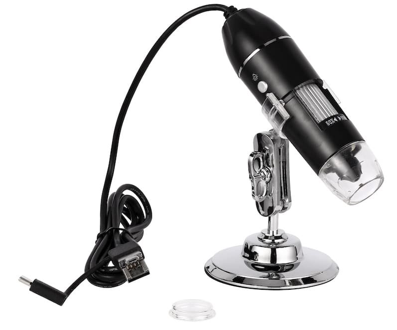 USB mikroskop digitálny s kvalitným obrazom - 500-1600x zväčšenie