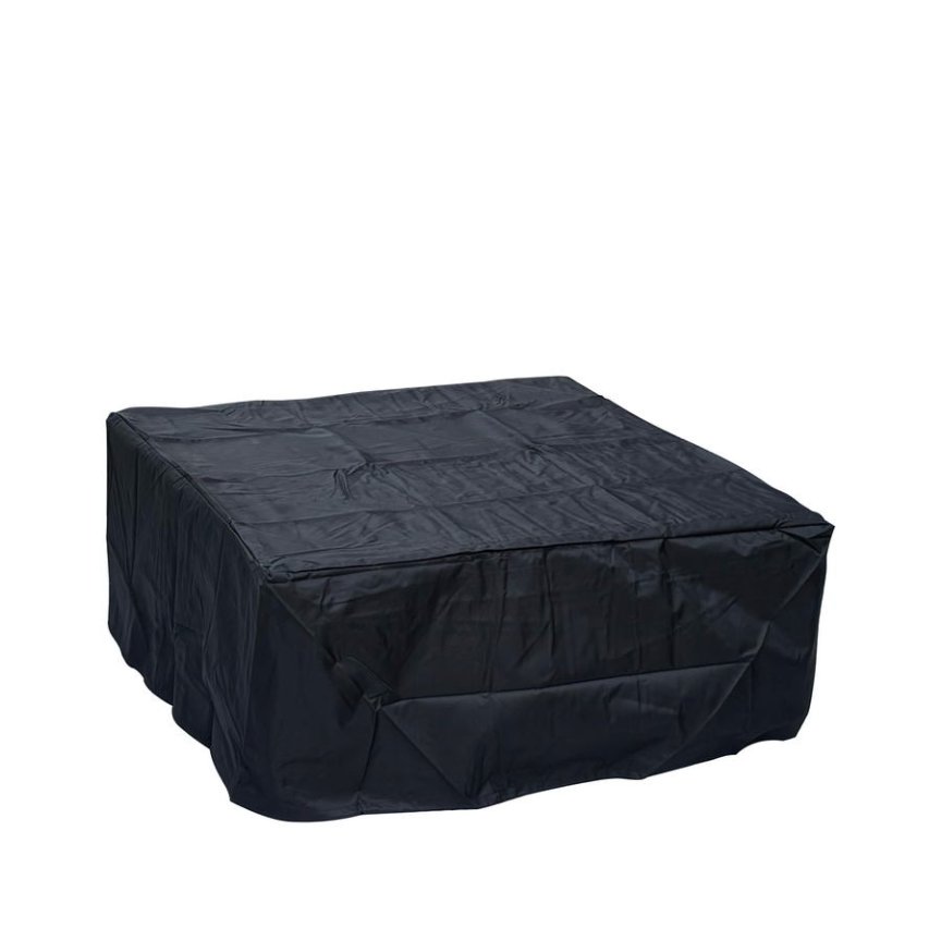Plynový krb na bombu (propan butan/propan) exterierový prenosný - OLYMP 91x91cm šedý