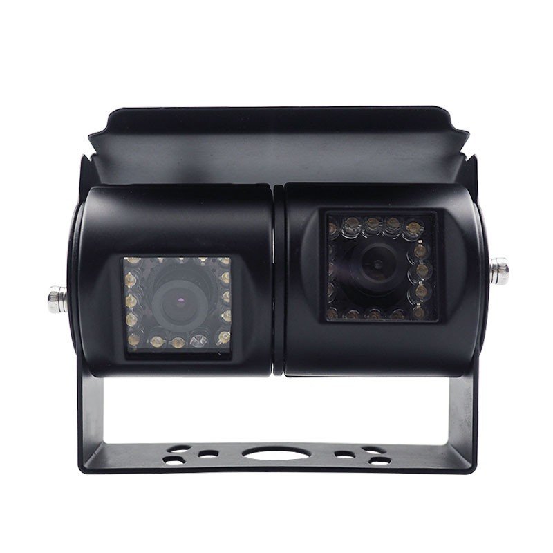 Duální AHD autokamera Full HD s objektivy f3,6 a f8,0, 24 LED nočním viděním a technologií WDR