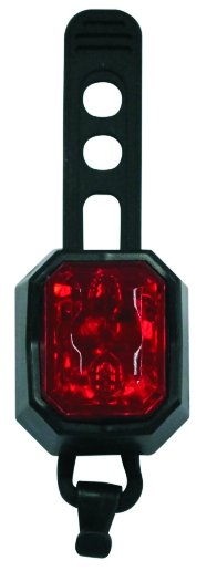 Výstražné LED svetlo na bicykel – červené