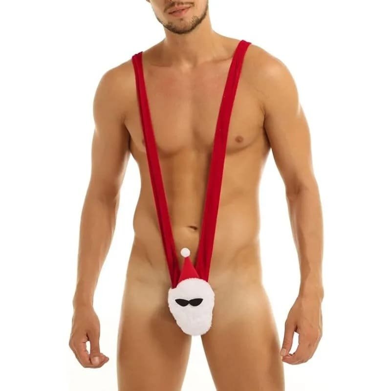 Boxerky Santa Claus pre mužov sexi – spodné prádlo pánske vianočné