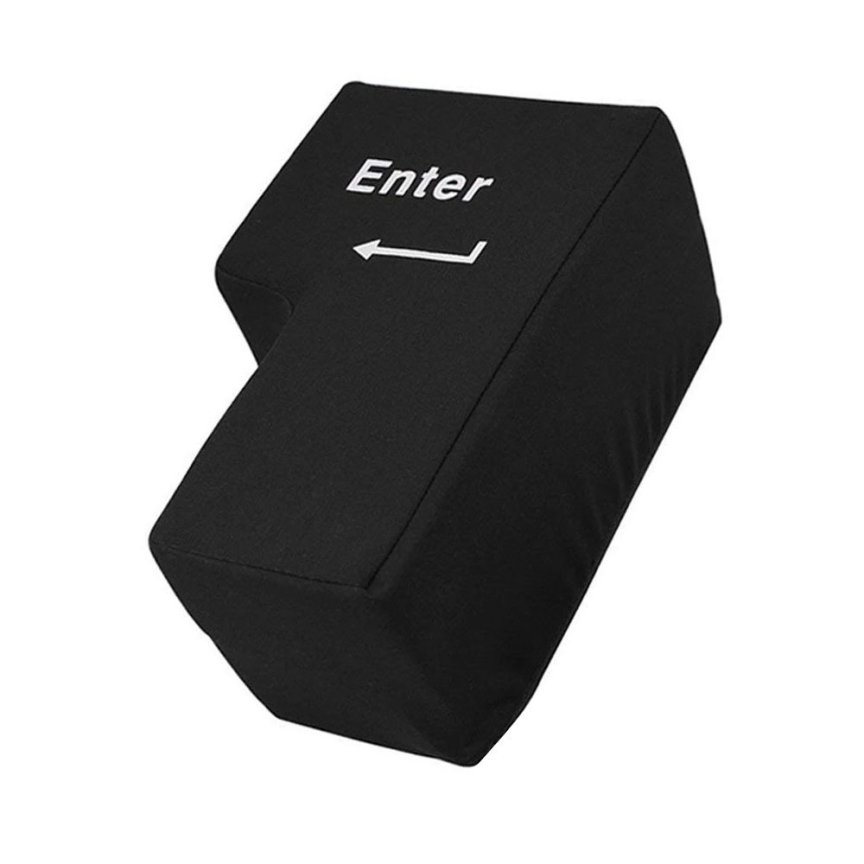 Vankúš tlačidlo Enter – antistresový USB vankúš pripojiteľný k PC