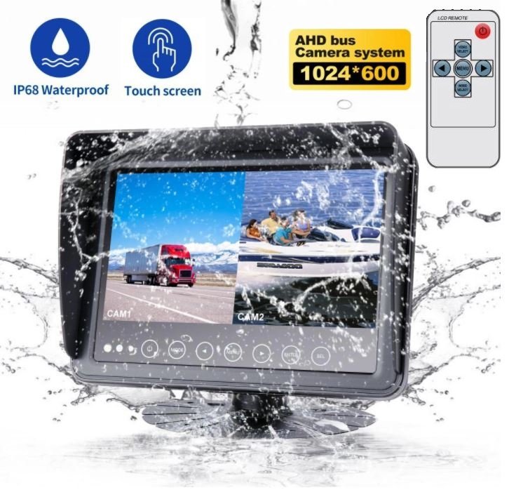 Monitor estanco para barcos 7" AHD LCD + IP68