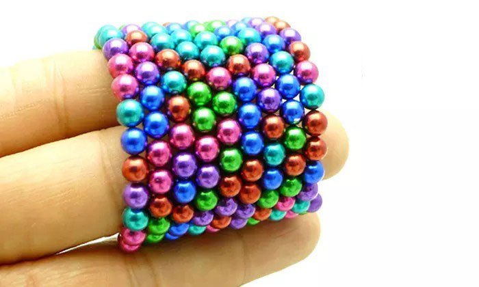 Magnetické guličky neocube v zelenej farbe 5mm