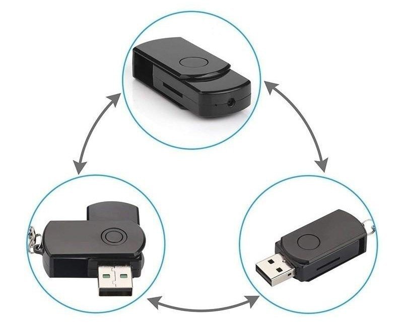 Шпионска камера USB флашка с HD видео + запис на звук и детекция на движение
