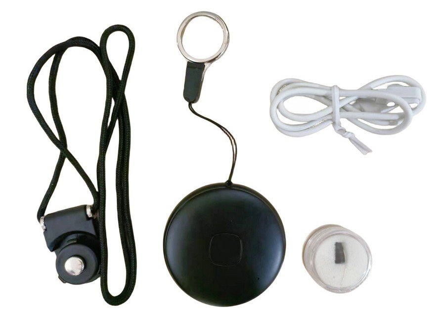Mini auricolare - auricolari wireless spia con supporto per scheda SIM in mini portachiavi