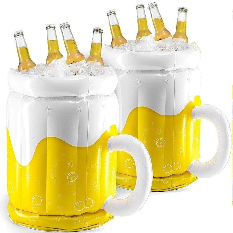Nafukovací pohár pivo na chladenie nápojov – pohár piva 44×32 cm na chladenie nápojov