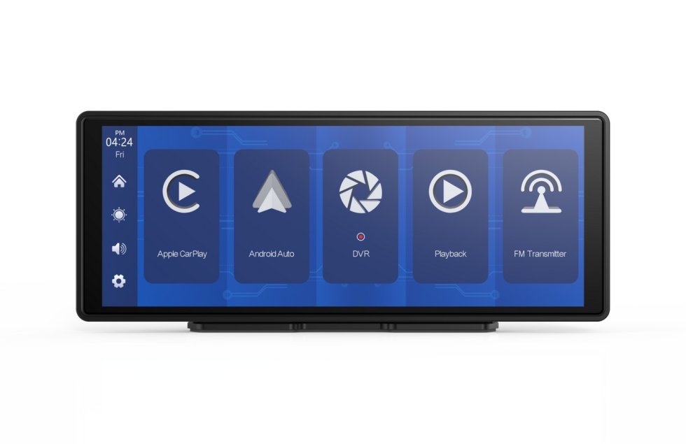 Monitor táctil 10" con duplicación de imagen + WIFI / FM / Bluetooth + 2 cámaras