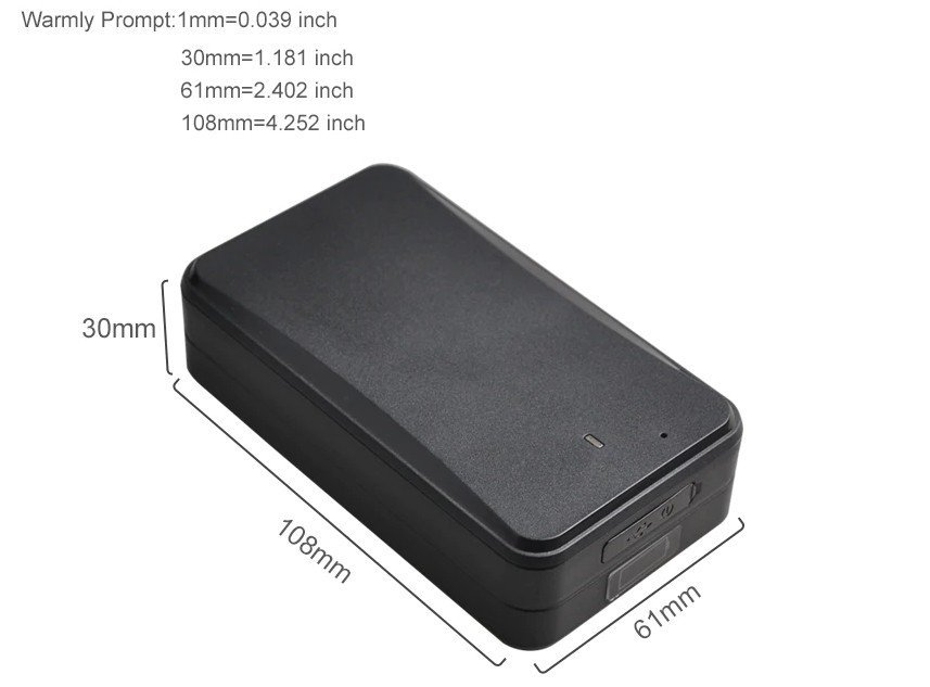 4G GPS auto lokator s magnetom s IP68 - 10000mAh baterija