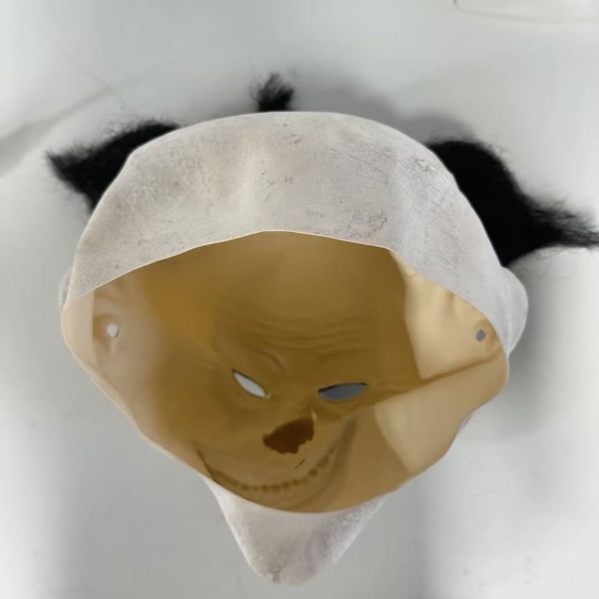 Maska na obličej hrůzostrašný klaun – hororová maska na Halloween a karneval